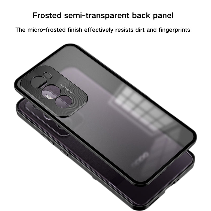 Load image into Gallery viewer, OPPO Reno12/Pro/12 F 4G/5G - Metal Frame Shockproof Frosted Phone Case - i-Station Mobile Phone & Electronic Device Repair and Accessories