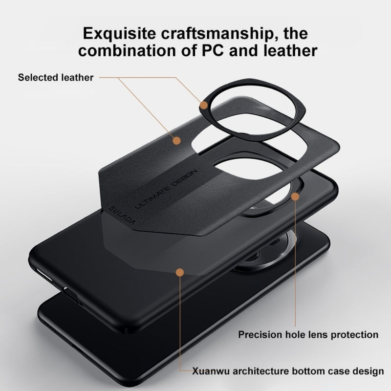 Load image into Gallery viewer, Honor Magic6/Pro - Splicing Plain Leather PC Shockproof Phone Case - i-Station Mobile Phone & Electronic Device Repair and Accessories