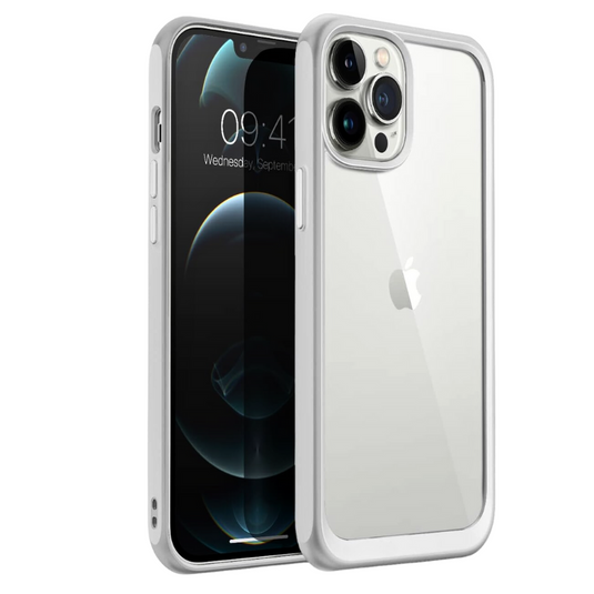 Apple iPhone 13/Mini/Pro/Pro Max Transparent Slim Protection Hybrid Shockproof Essentials Series Case - i-Station Mobile Phone & Electronic Device Repair and Accessories
