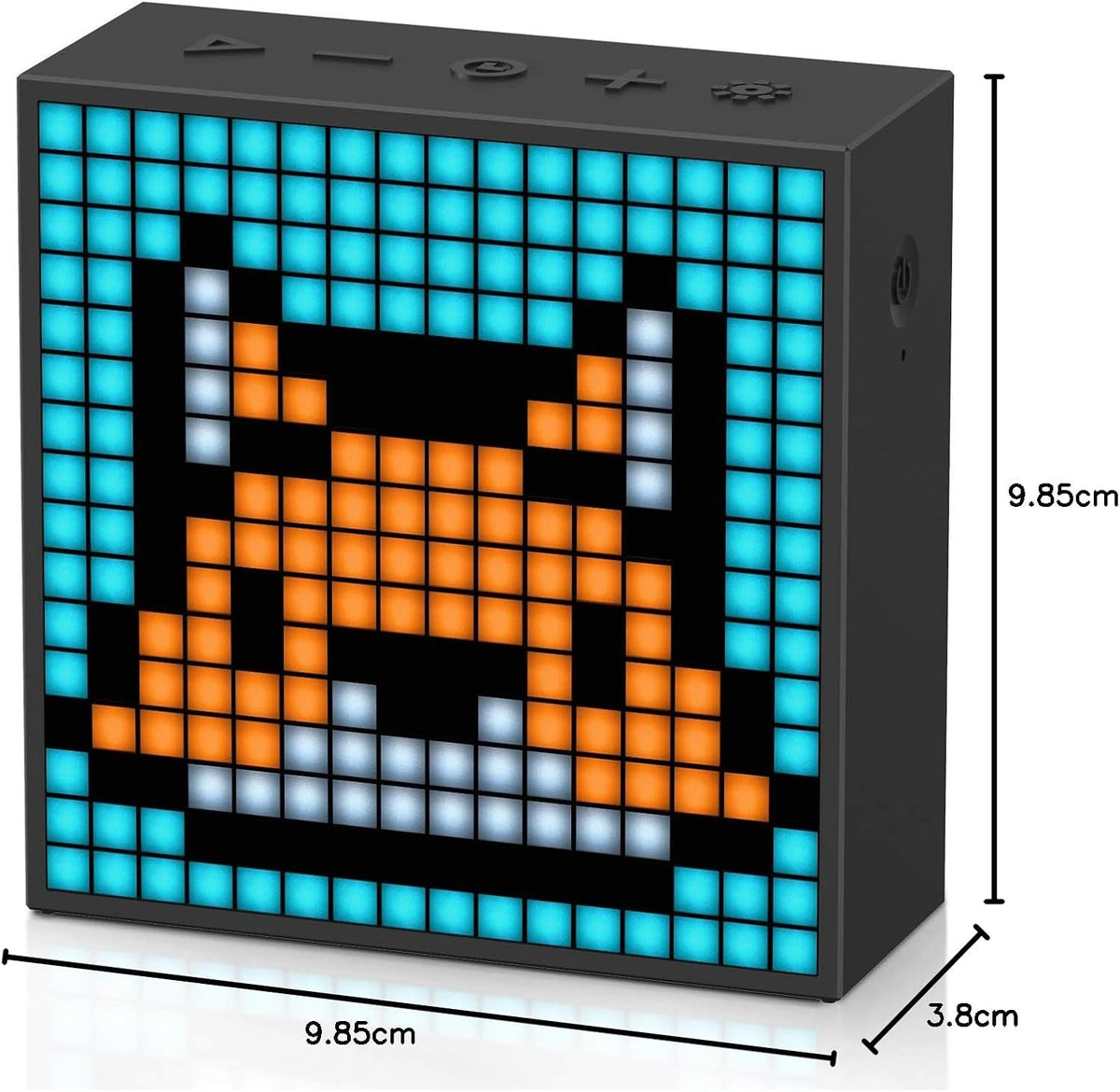 Divoom TimeBox Evo -- Pixel Art Bluetooth Speaker with 16x16 LED DIY Display APP Control - Cool Animation Frame & Gaming Room Setup & Bedside Alarm Clock - i-Station Mobile Phone & Electronic Device Repair and Accessories