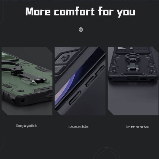 Samsung Galaxy S23 Ultra - Nillkin Shockproof CamShield Armor Protective Case - i-Station Mobile Phone & Electronic Device Repair and Accessories