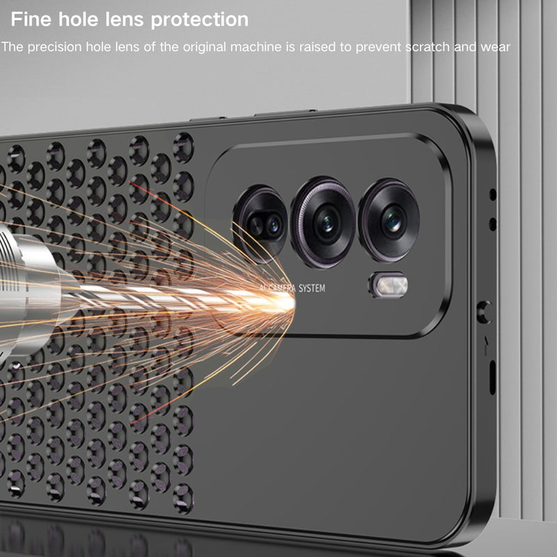 Load image into Gallery viewer, OPPO Reno12/Pro - Metal Heat Dissipation Phone Case - i-Station Mobile Phone & Electronic Device Repair and Accessories