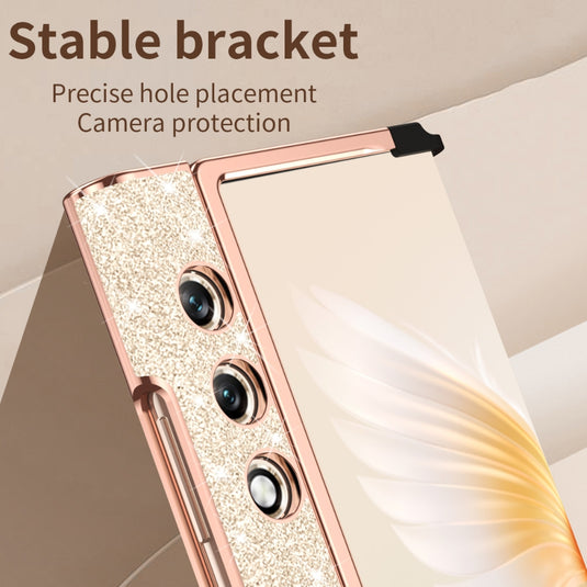 Honor V Purse - Luxurious Glitter Leather Frame Case - i-Station Mobile Phone & Electronic Device Repair and Accessories