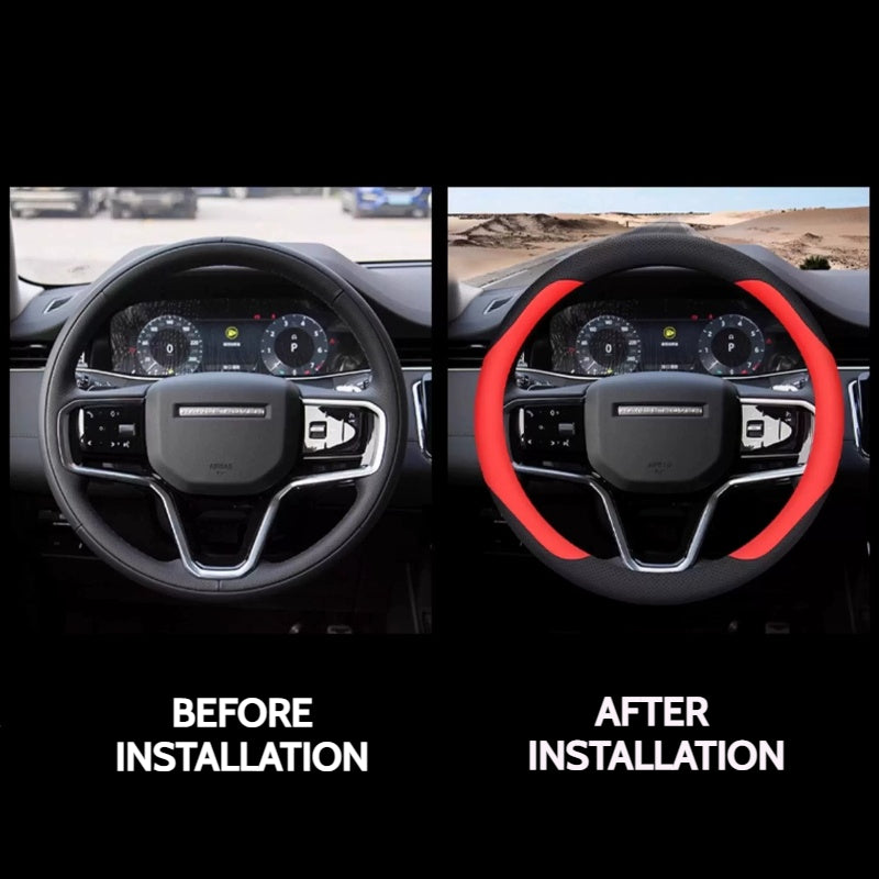 Load image into Gallery viewer, Land Rover Premium Nappa Leather Breathable Ultra-Thin Non-Slip Steering Wheel Cover For Discovery Sport, Range Rover Evoque, Defender, Velar, Discovery 4/5 - i-Station Mobile Phone & Electronic Device Repair and Accessories