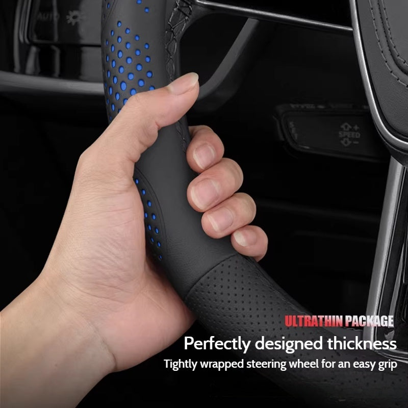 Load image into Gallery viewer, Chevrolet Genuine Leather Steering Wheel Cover For Cruze RS, Malibu RS, Equinox RS - i-Station Mobile Phone & Electronic Device Repair and Accessories