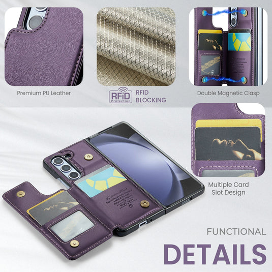 Samsung Galaxy Z Fold 6 (SM-F956) Premium Leather Flip Shockproof Wallet Series Case - i-Station Mobile Phone & Electronic Device Repair and Accessories
