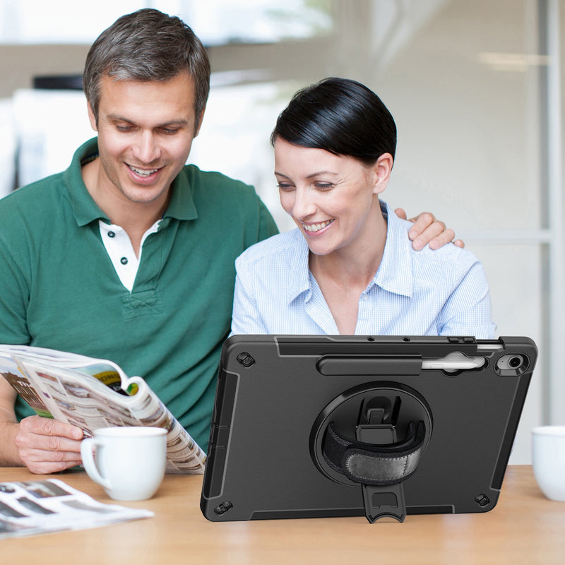 Load image into Gallery viewer, Samsung Galaxy Tab S10 FE Plus (2025) 13.1" - 360° Rotatable Heavy Duty Protective Case With Strap - i-Station Mobile Phone & Electronic Device Repair and Accessories