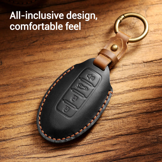 Nissan Handcrafted Genuine Leather Car Key Fob Case Cover For Pathfinder, Murano, Micra, Altima, Sentra,  Note, Juke, Armada, Qashqai - i-Station Mobile Phone & Electronic Device Repair and Accessories
