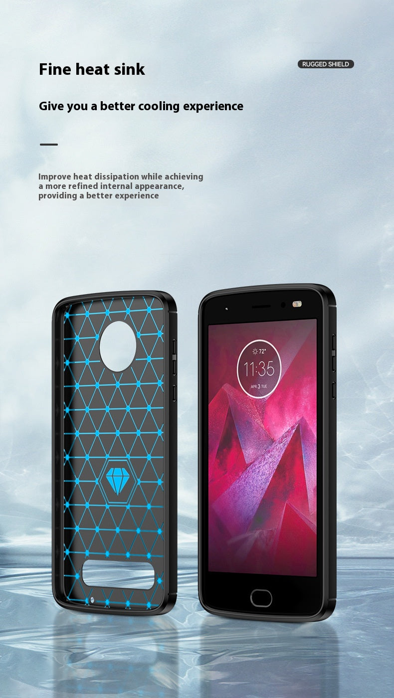 Load image into Gallery viewer, Motorola Moto Z2/Z2 Force/Z 2018 /Moto Z2 Play - Shield Shockproof Rugged Heavy Duty Case With 2PC 9H Glass Screen Protector - i-Station Mobile Phone & Electronic Device Repair and Accessories