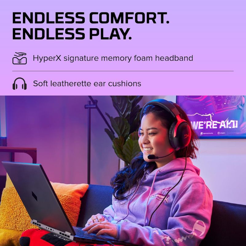 Load image into Gallery viewer, HyperX Cloud III – Wired Gaming Headset, PC, PS5, Xbox Series X|S, Angled 53mm Drivers, DTS, Memory Foam, Durable Frame, Ultra-Clear 10mm Mic, USB-C, USB-A, 3.5mm - i-Station Mobile Phone & Electronic Device Repair and Accessories