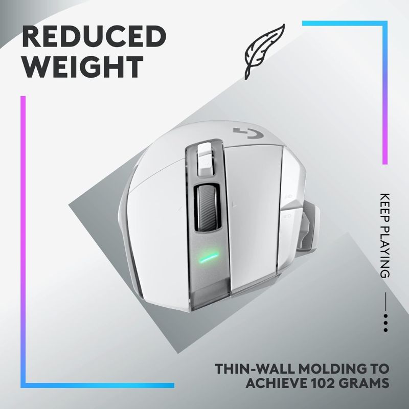 Load image into Gallery viewer, Logitech G G502 X Lightspeed Wireless Gaming Mouse - Optical Mouse with LIGHTFORCE Hybrid Optical-Mechanical switches, Hero 25K Gaming Sensor, Compatible with PC - macOS/Windows - i-Station Mobile Phone & Electronic Device Repair and Accessories