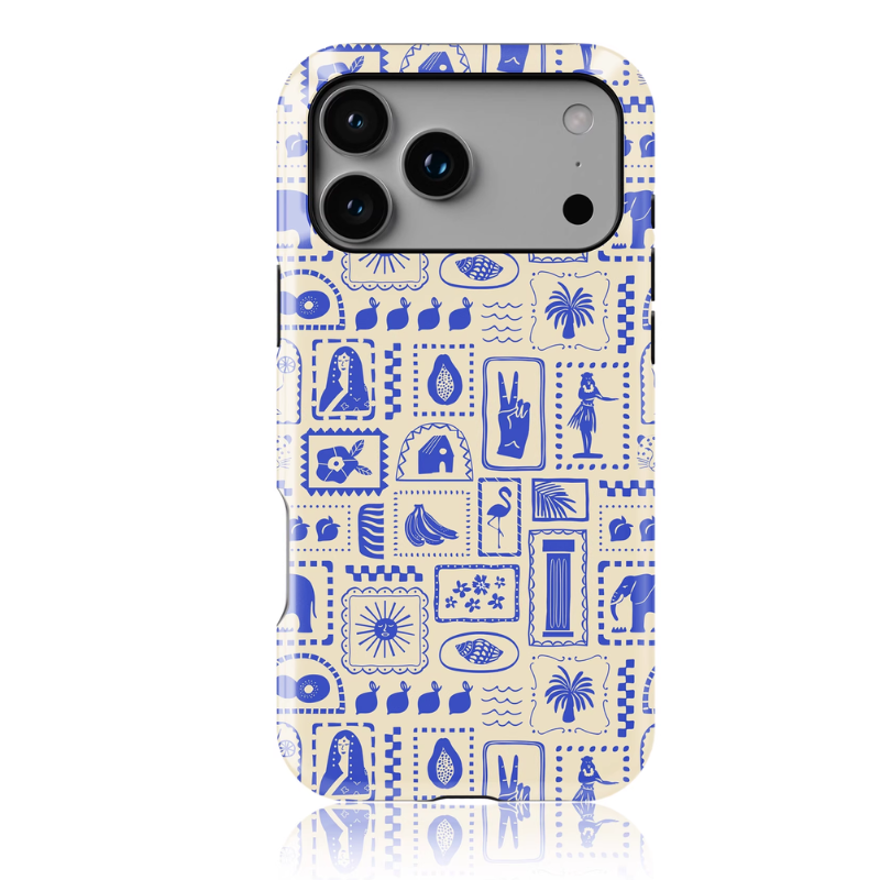 Apple iPhone 17/Air/Pro/Max - Geometric Totem Shockproof Phone Case - i-Station Mobile Phone & Electronic Device Repair and Accessories