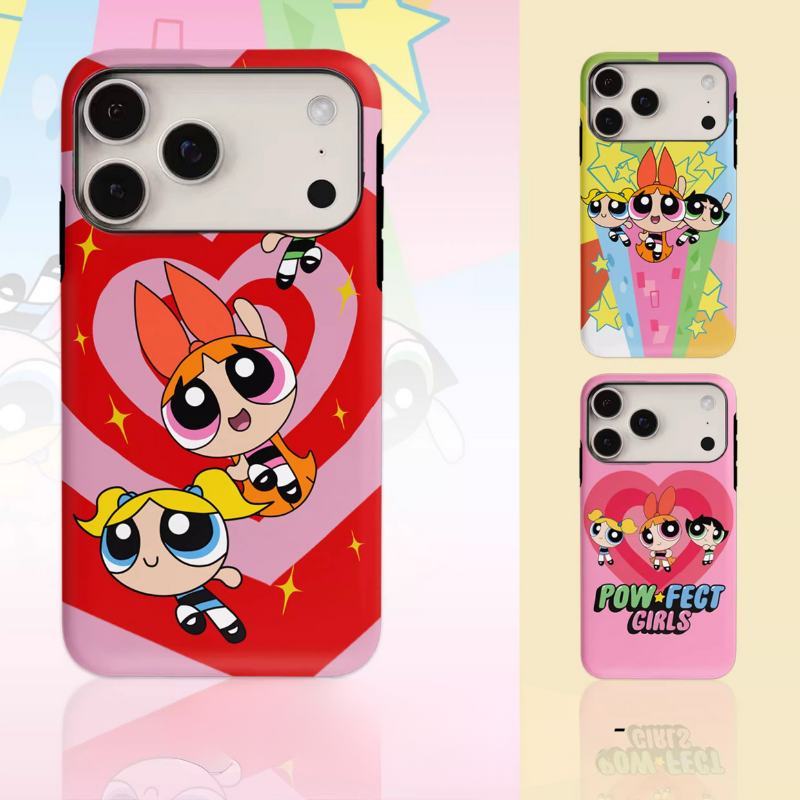 Load image into Gallery viewer, Apple iPhone 17/Air/Pro/Max - Powerpuff Girls Shockproof Protective Case