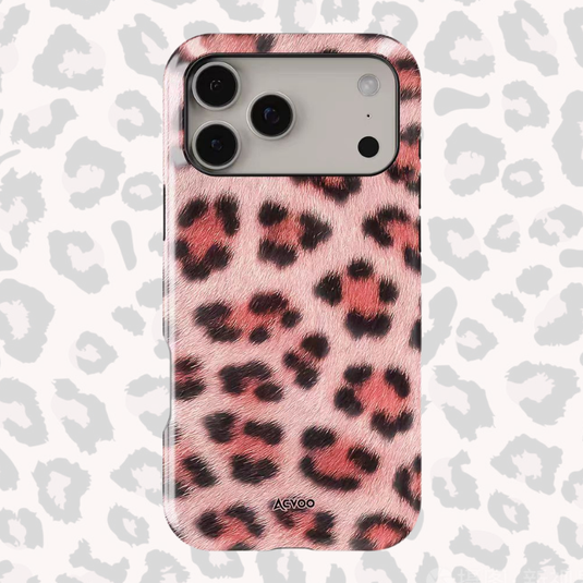 Apple iPhone 17/Air/Pro/Max - Leopard Print Double-Layer Shockproof Phone Case