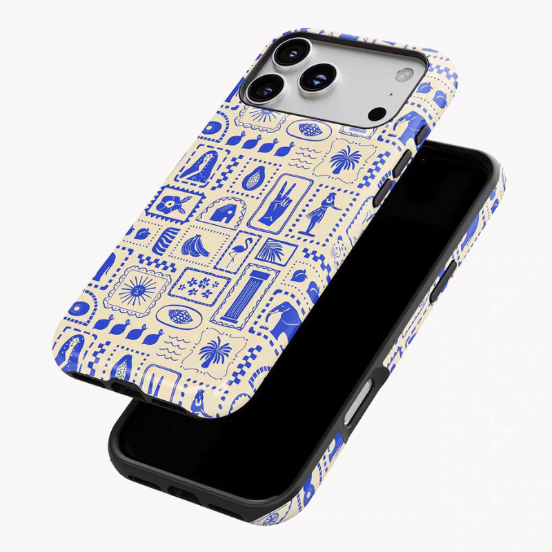 Apple iPhone 17/Air/Pro/Max - Geometric Totem Shockproof Phone Case - i-Station Mobile Phone & Electronic Device Repair and Accessories