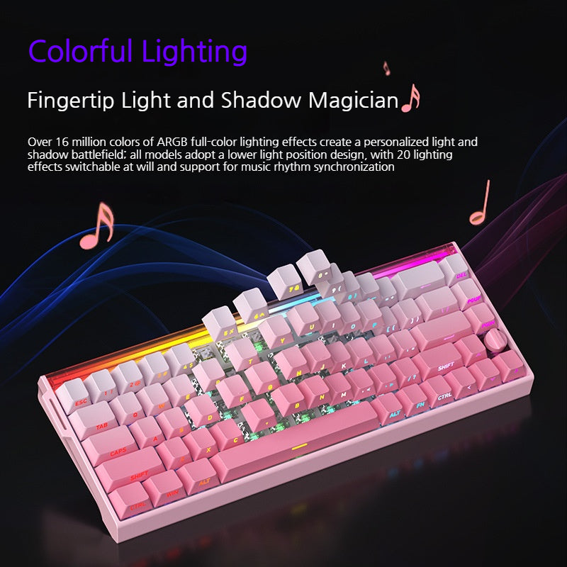 Load image into Gallery viewer, LANGTU BOOM68 Tri-Mode Magnetic Switch Gaming Keyboard & Bluetooth/2.4GHz/USB-C