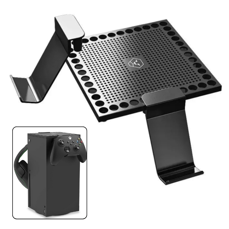 Load image into Gallery viewer, Xbox Series X Host Multifunction Heat Dissipation Dust Cover Game Controller Hanger Headphone Holder Bracket