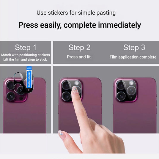 Apple iPhone 17/Pro/Pro Max/Air - Back Rear Camera Lens Glass Protector - i-Station Mobile Phone & Electronic Device Repair and Accessories