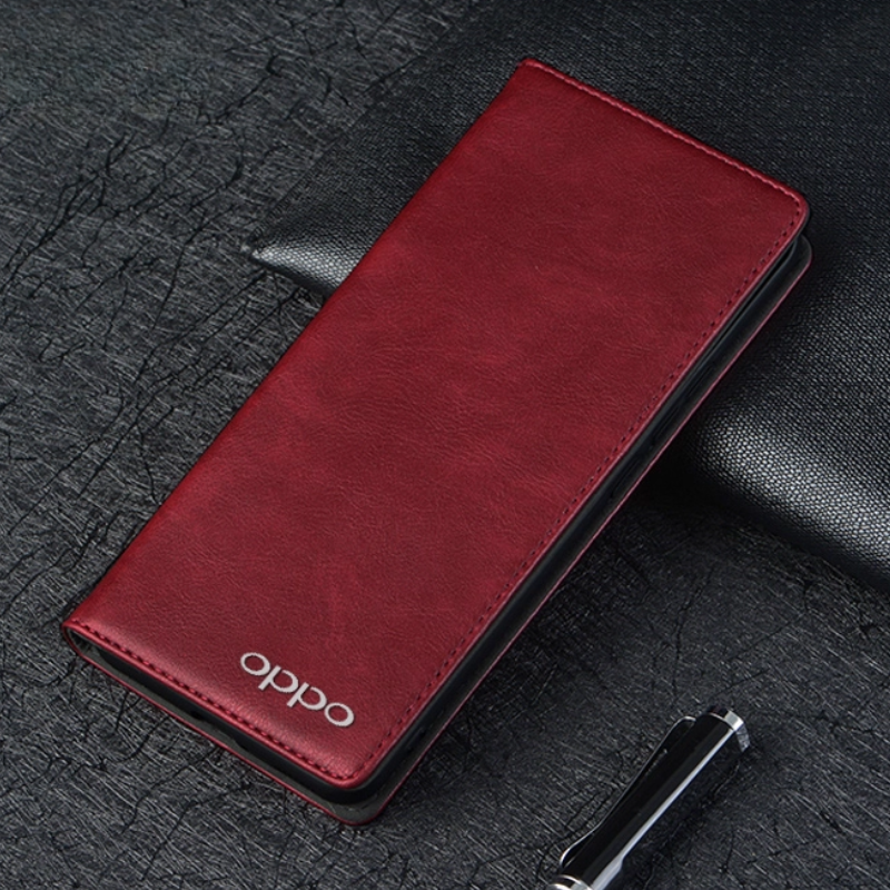 OPPO Find X9/Pro - Business Genuine Leather Magnetic Flip Shockproof Protective Case - i-Station Mobile Phone & Electronic Device Repair and Accessories