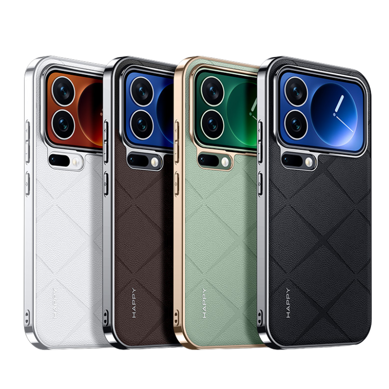 Load image into Gallery viewer, Xiaomi Mi 17/Pro/Pro Max - Plain Leather PC Shockproof Case