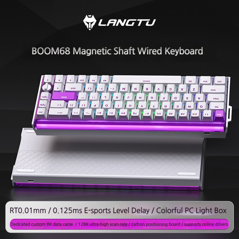 Load image into Gallery viewer, LANGTU BOOM68 Tri-Mode Magnetic Switch Gaming Keyboard & Bluetooth/2.4GHz/USB-C