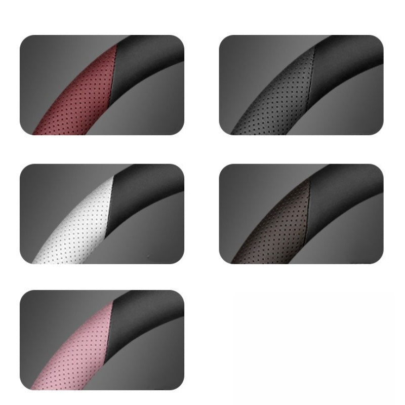 Load image into Gallery viewer, BMW X4 Premium Nappa Leather Breathable Ultra-Thin Non-Slip Steering Wheel Cover