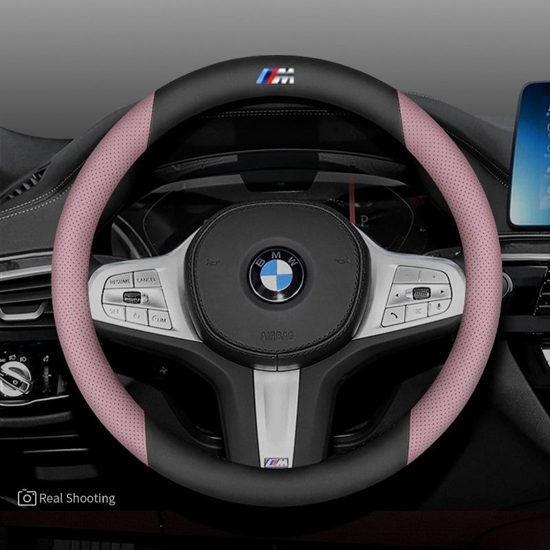 Load image into Gallery viewer, BMW X4 Premium Nappa Leather Breathable Ultra-Thin Non-Slip Steering Wheel Cover