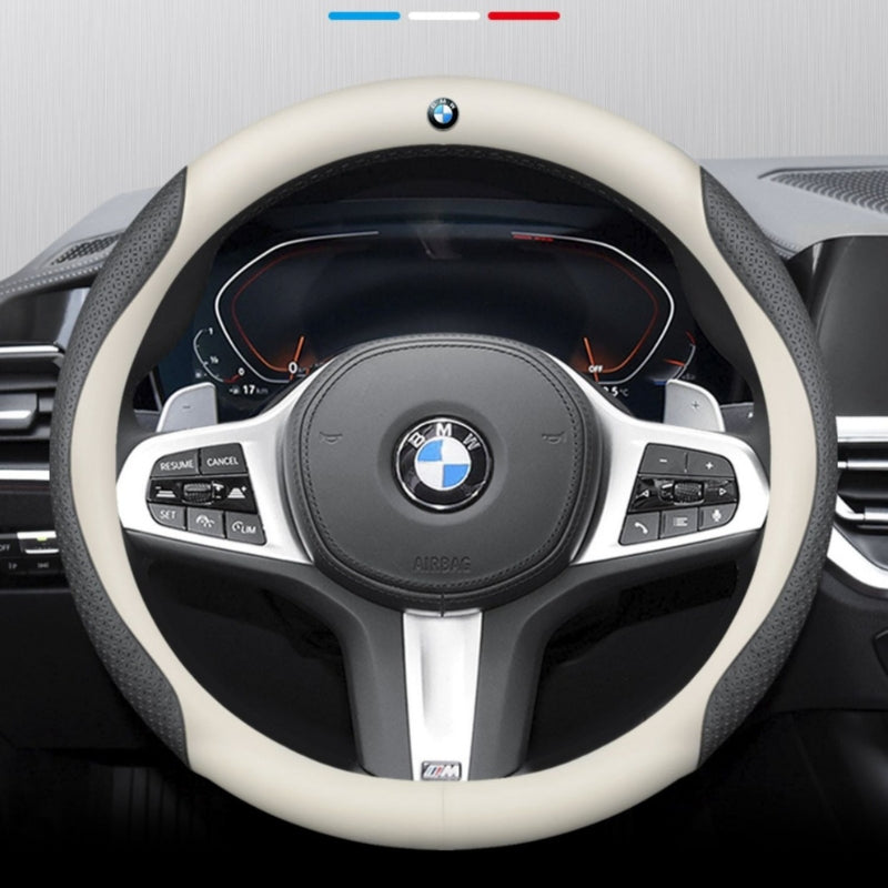 Load image into Gallery viewer, BMW Leather & Embossed Breathable Ultra-Thin Non-Slip Steering Wheel Cover For 3 Series, 4 Series, 5 Series, 6 Series, 7 Series, X1, X3, X4, X5, X6, X7, iX3, i3 - i-Station Mobile Phone & Electronic Device Repair and Accessories