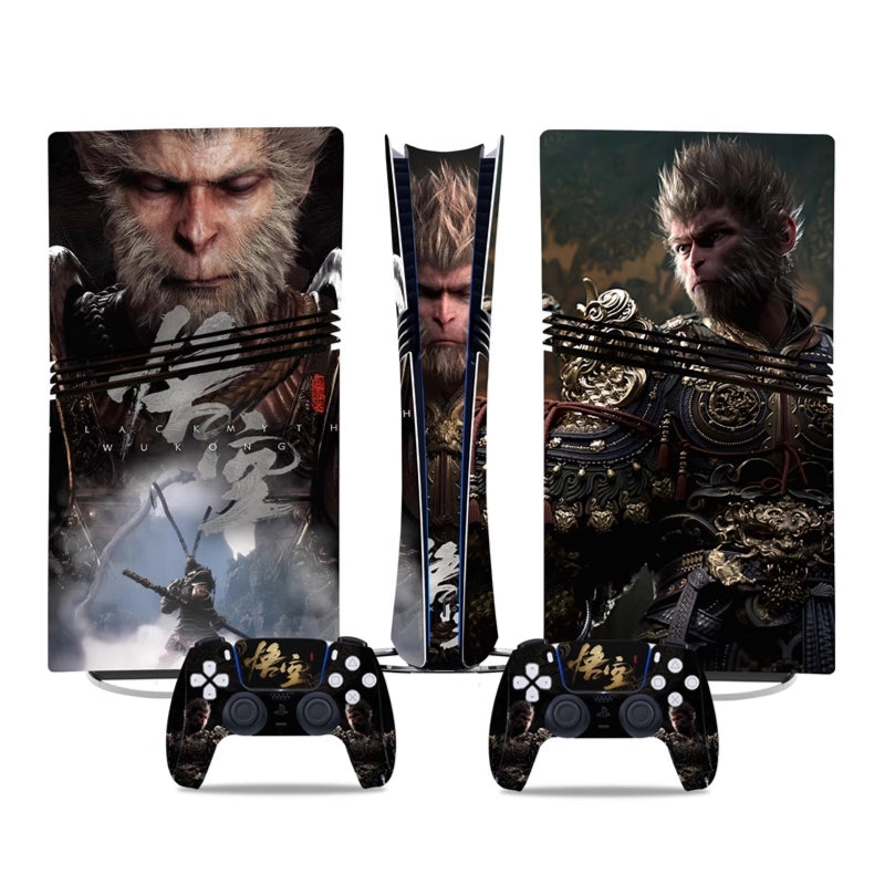 Load image into Gallery viewer, Sony PlayStation PS5 Pro Black Myth Wukong Digital Edition Console Skin Sticker โ No Residue PVC | Scratch-Resistant Gaming Designs