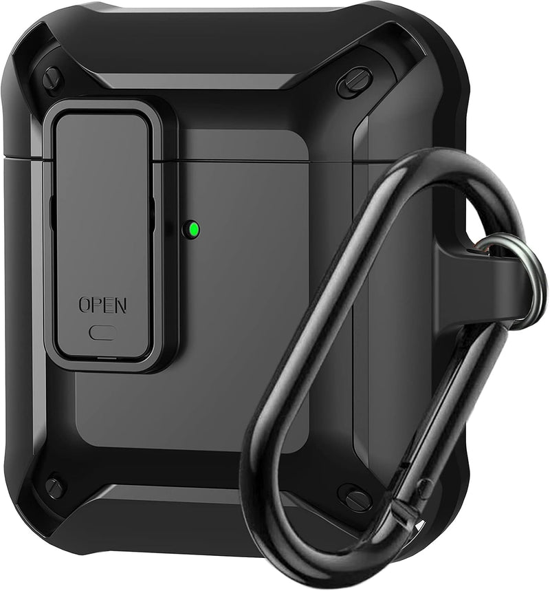 Load image into Gallery viewer, Apple AirPods 1/2 - Full Drop Protection Auto Pop-Up Lid Design Cover Heavy Duty Protecive Case - i-Station Mobile Phone & Electronic Device Repair and Accessories