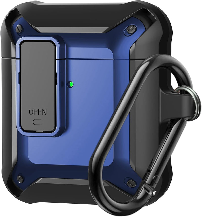 Load image into Gallery viewer, Apple AirPods 1/2 - Full Drop Protection Auto Pop-Up Lid Design Cover Heavy Duty Protecive Case - i-Station Mobile Phone & Electronic Device Repair and Accessories