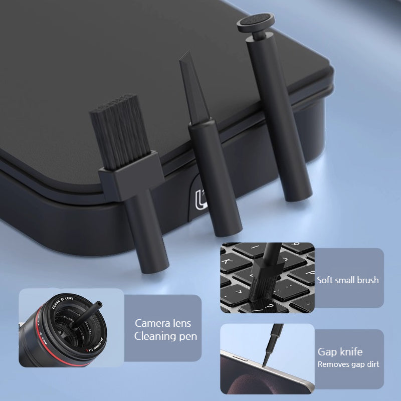 Load image into Gallery viewer, Multi-Purpose Cleaning Tool Set Kit for Keyboards and Screens with Dust Brush & Wrist Rest