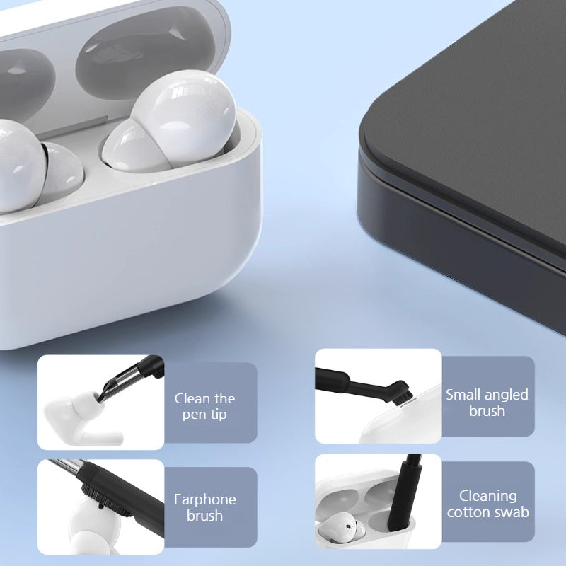 Load image into Gallery viewer, Multi-Purpose Cleaning Tool Set Kit for Keyboards and Screens with Dust Brush & Wrist Rest