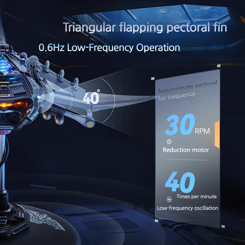 Load image into Gallery viewer, ROKR 3D Mechanical Manta Ray DIY Toy Building Blocks