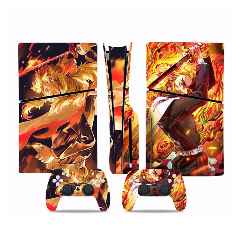Load image into Gallery viewer, Sony PlayStation PS5 Slim Disc Edition Anime and Gaming Theme Console Skin Sticker – No Residue PVC | Scratch-Resistant Gaming Designs