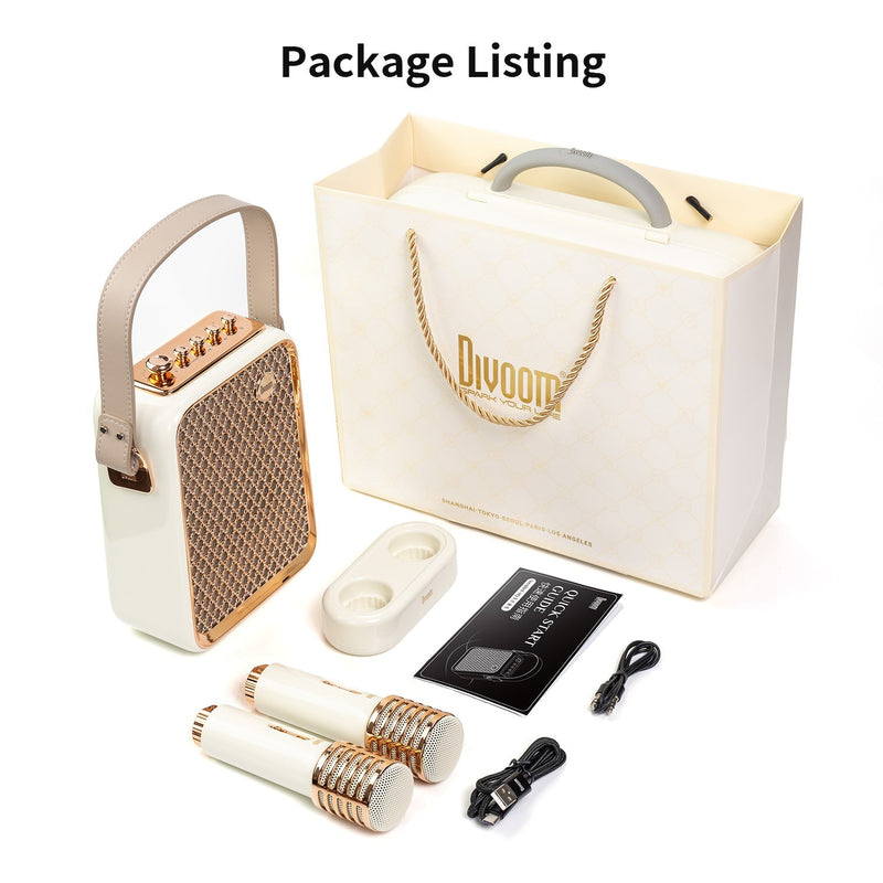 Load image into Gallery viewer, Divoom Songbird-HQ Portable Karaoke Bluetooth Speaker | Home KTV Sound Set 50W Powerful Sound, 6 Microphone Modes, Bluetooth 5.2 Connectivity, 36Wh Battery Capacity - i-Station Mobile Phone & Electronic Device Repair and Accessories