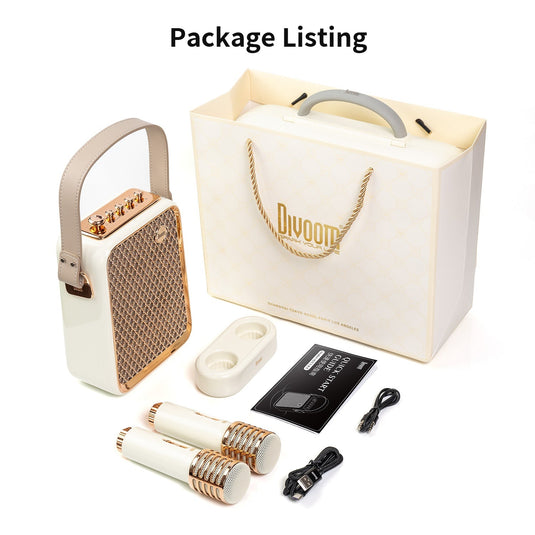 Divoom Songbird-HQ Portable Karaoke Bluetooth Speaker | Home KTV Sound Set 50W Powerful Sound, 6 Microphone Modes, Bluetooth 5.2 Connectivity, 36Wh Battery Capacity - i-Station Mobile Phone & Electronic Device Repair and Accessories