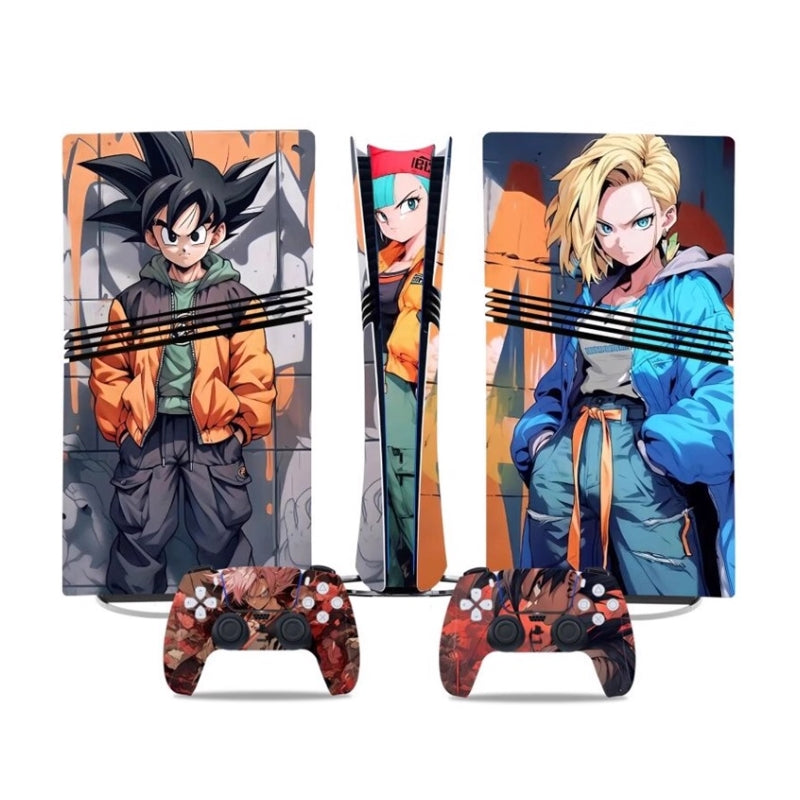 Load image into Gallery viewer, Sony PlayStation PS5 Pro Anime and Gaming Theme Digital Edition Console Skin Sticker โ No Residue PVC | Scratch-Resistant Gaming Designs