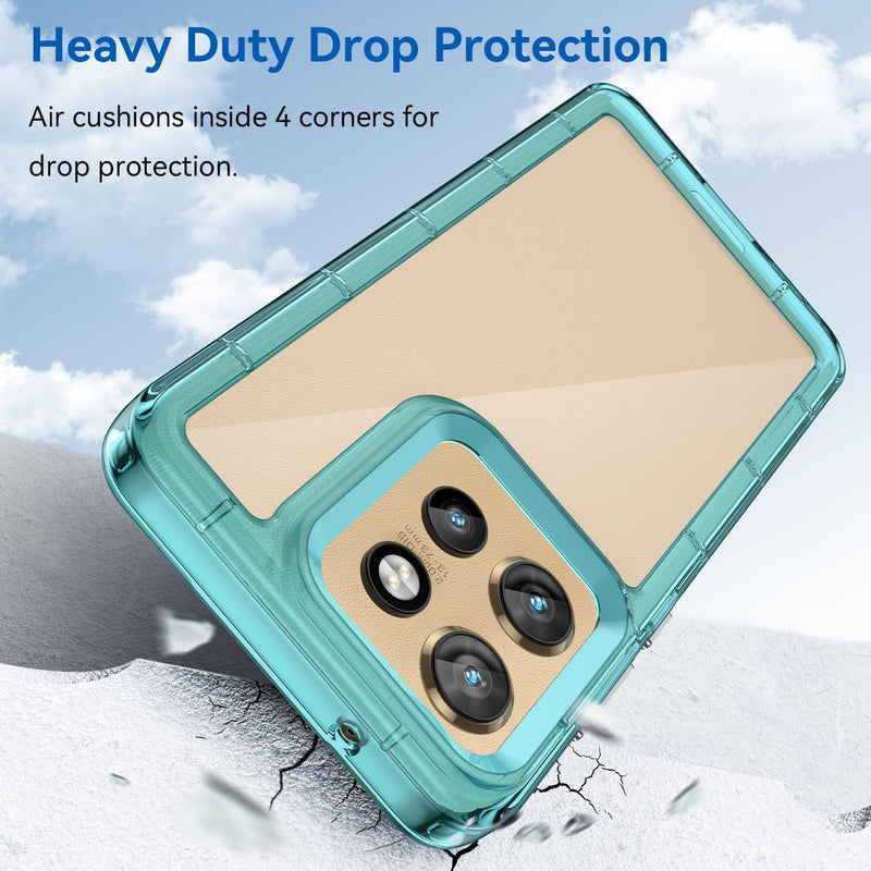 Load image into Gallery viewer, Motorola Moto Edge 50 Neo/S50/ThinkPhone 25 - Shockproof Soft TPU Silicone Frame and Hard Clear Back Case With 2PC Tempered Glass Screen Protector - i-Station Mobile Phone & Electronic Device Repair and Accessories
