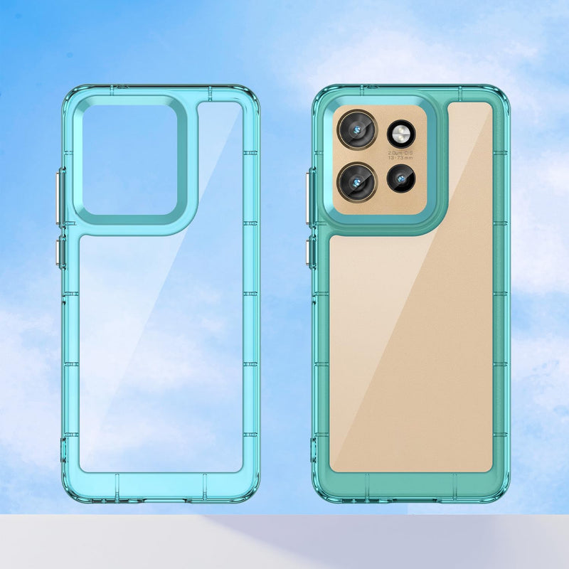 Load image into Gallery viewer, Motorola Moto Edge 50 Neo/S50/ThinkPhone 25 - Shockproof Soft TPU Silicone Frame and Hard Clear Back Case With 2PC Tempered Glass Screen Protector - i-Station Mobile Phone & Electronic Device Repair and Accessories
