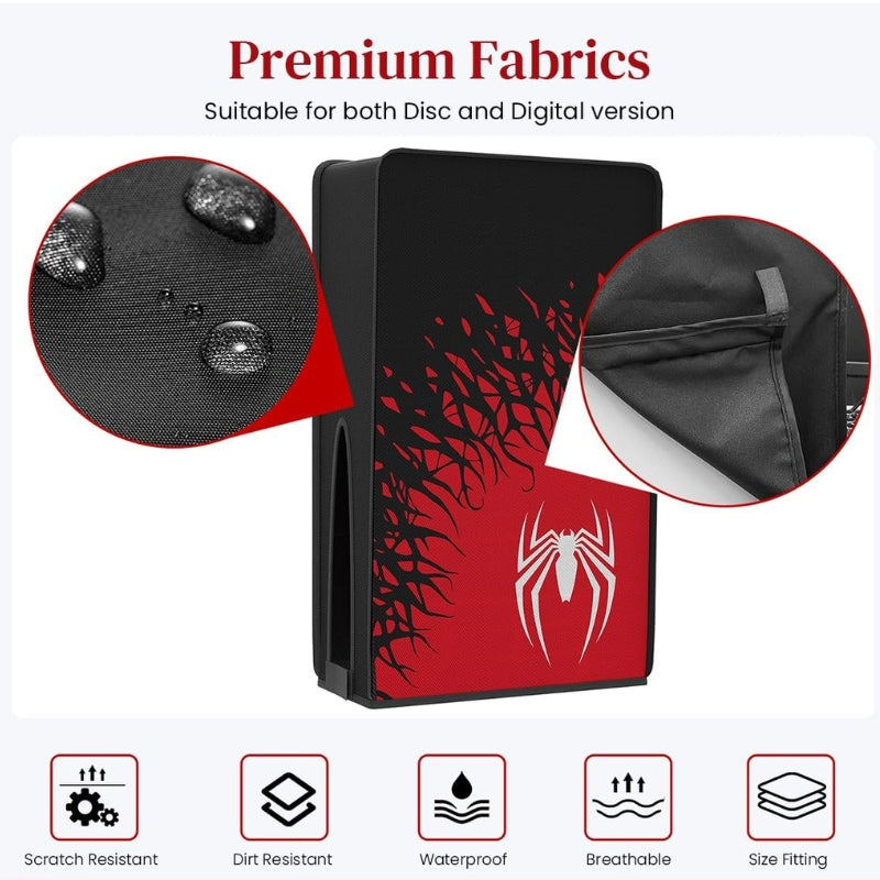 Load image into Gallery viewer, PlayStation5 PS5/Slim/Pro Dust Case Cover - Oxford Cloth Protective Case, AntiScratch Waterproof Sleeve for Digital & Disc Edition