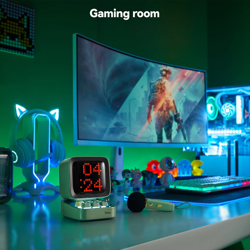 Load image into Gallery viewer, Divoom Ditoo-Mic Mini Karaoke Machine Pixel Art Singing Bluetooth Speaker With Pixel Display, Microphone - i-Station Mobile Phone & Electronic Device Repair and Accessories