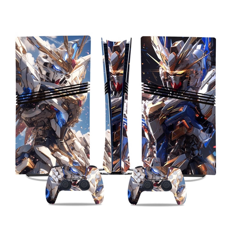 Load image into Gallery viewer, Sony PlayStation PS5 Pro Gundam Digital Edition Console Skin Sticker โ No Residue PVC | Scratch-Resistant Gaming Designs