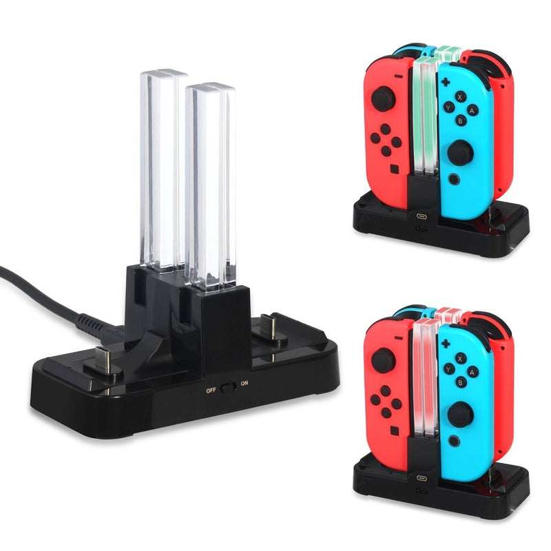 Load image into Gallery viewer, Nintendo Switch Joy-con Pro Game Accessories Charging Dock Charger Station - Polar Tech Australia
