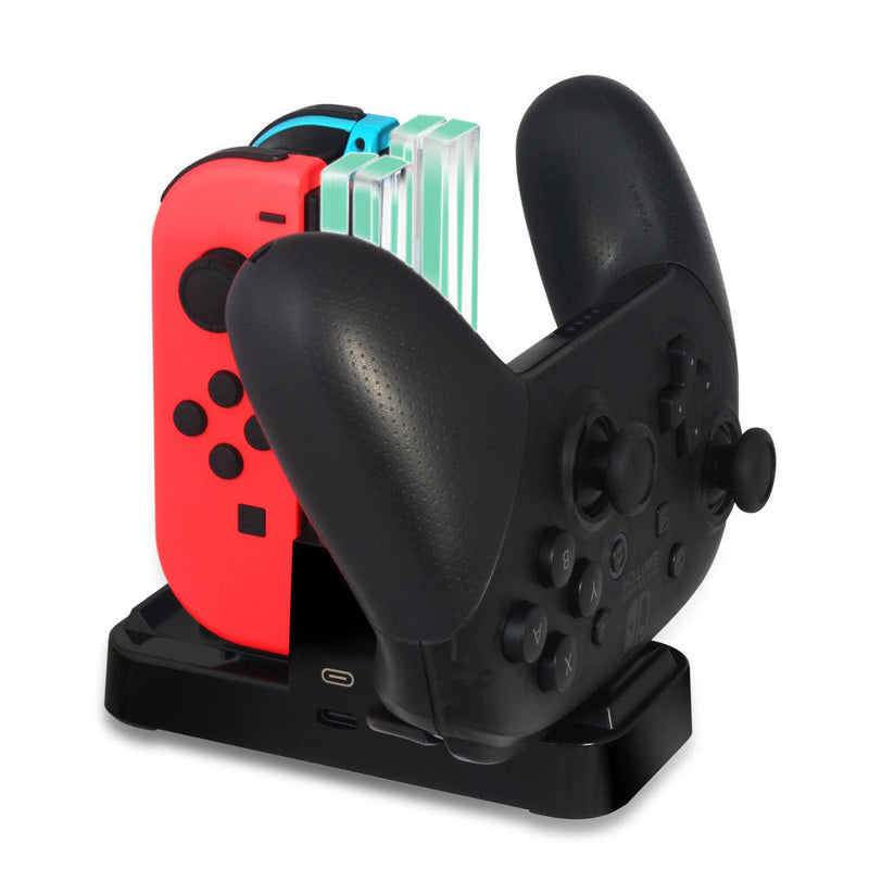 Load image into Gallery viewer, Nintendo Switch Joy-con Pro Game Accessories Charging Dock Charger Station - Polar Tech Australia