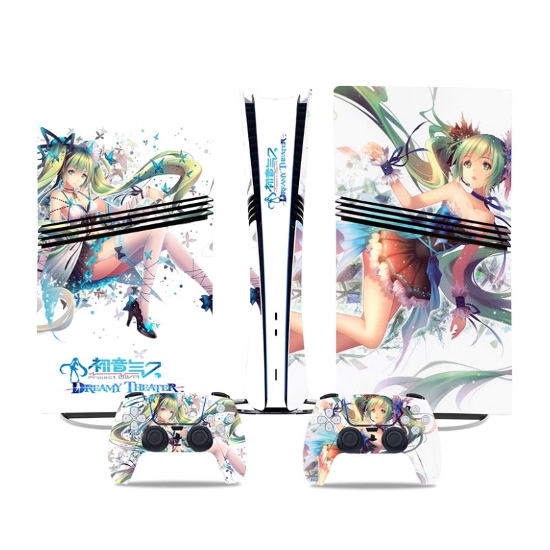 Load image into Gallery viewer, Sony PlayStation PS5 Pro Hatsune Miku Digital Edition Console Skin Sticker โ No Residue PVC | Scratch-Resistant Gaming Designs
