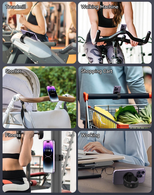 Universal MagSafe Phone Holder Grip Stand with Adjustable Arm Strap - i-Station Mobile Phone & Electronic Device Repair and Accessories