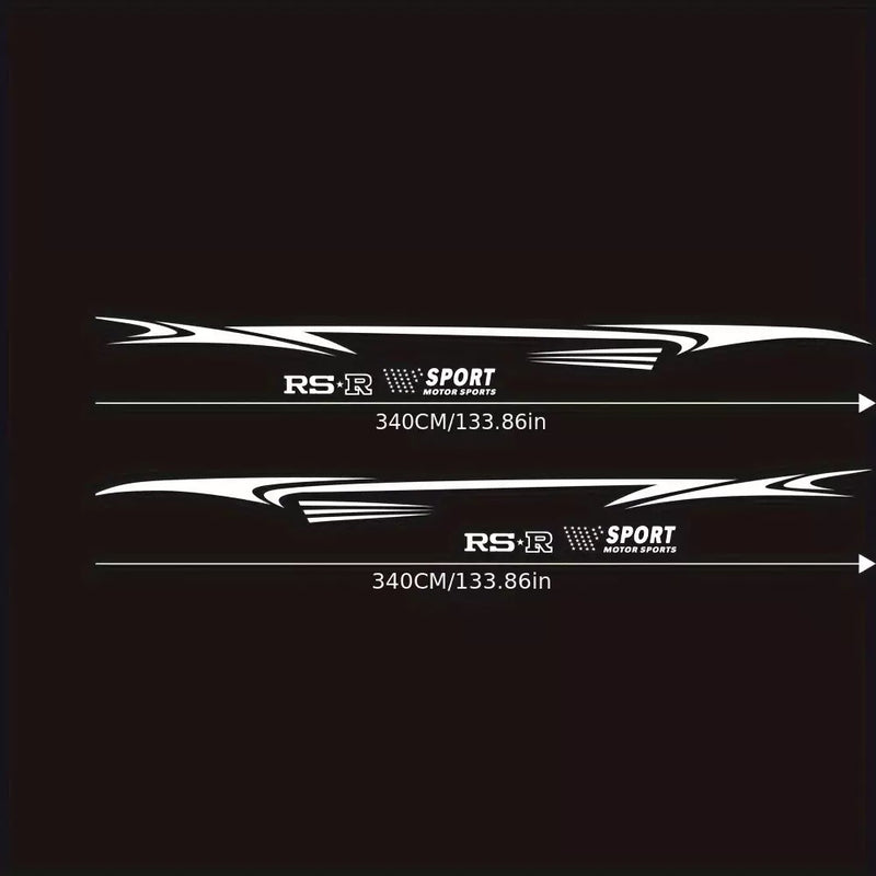 Load image into Gallery viewer, (2Pcs/Set) Universal Sports Car Body Stickers - Waist Line & Full-Body Decals - i-Station Mobile Phone & Electronic Device Repair and Accessories