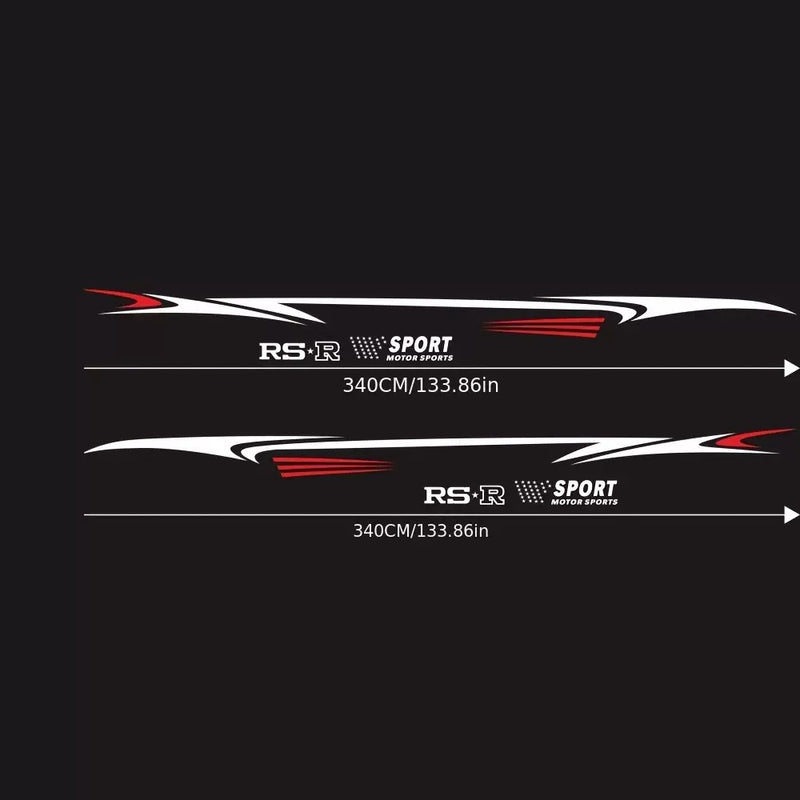 Load image into Gallery viewer, (2Pcs/Set) Universal Sports Car Body Stickers - Waist Line & Full-Body Decals - i-Station Mobile Phone & Electronic Device Repair and Accessories