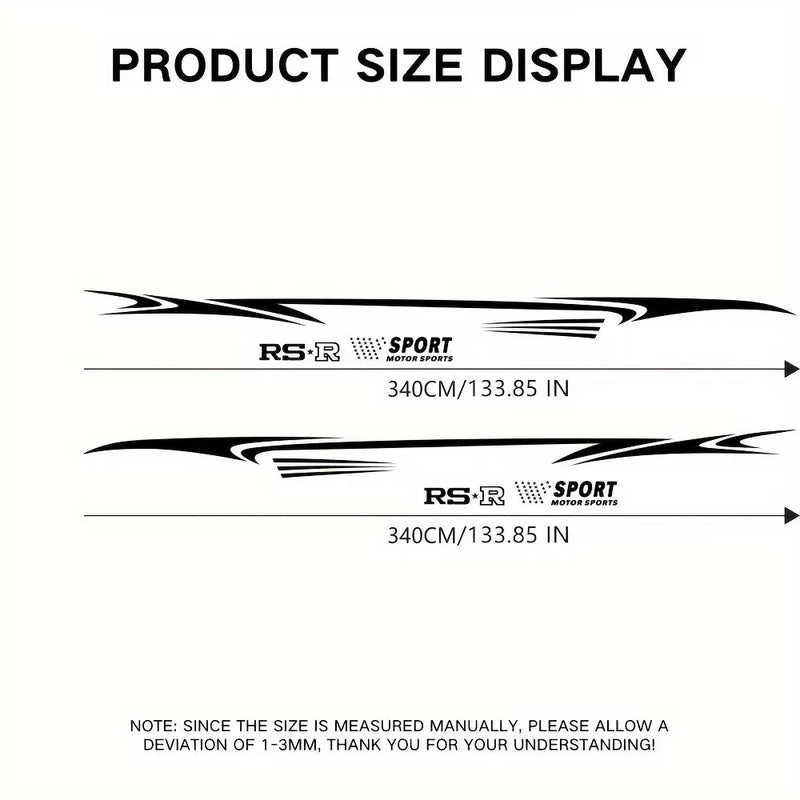 Load image into Gallery viewer, (2Pcs/Set) Universal Sports Car Body Stickers - Waist Line & Full-Body Decals - i-Station Mobile Phone & Electronic Device Repair and Accessories
